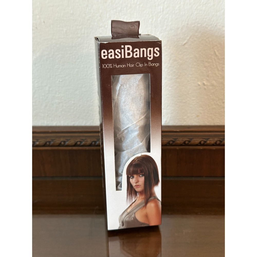 NIB Jon Renau Easibangs Raspberry‎ Twist 100% Human Hair